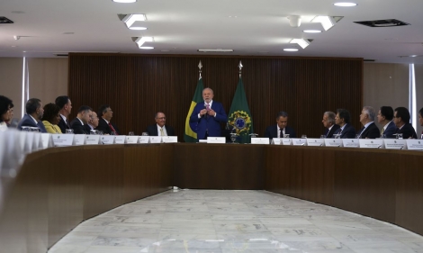 Presidente fez hoje primeira reunio ministerial. (Foto: Jos Cruz/Agncia Brasil)