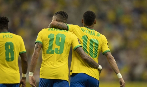 Seleo vence por 4 a 1 em reencontro com torcida brasileira. (Foto: Lucas Figueiredo/CBF)
