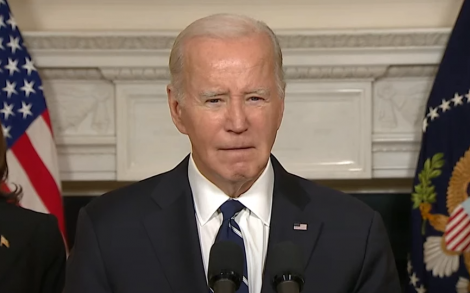 Joe Biden. Militares no sero envolvidos nos combates, apenas daro apoio. (Foto: Reproduo/YouTube The Whashington Post)