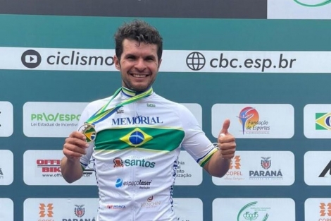 O atleta, natural de Soledade, interior da Paraba, defendeu a equipe Memorial/Santos na disputa em Londrina, no Paran
