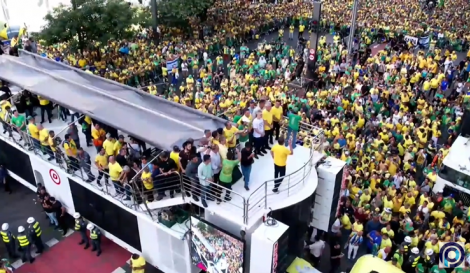 O evento deste domingo atraiu um pblico de 750 mil pessoas na Avenida Paulista, segundo a SSP.
